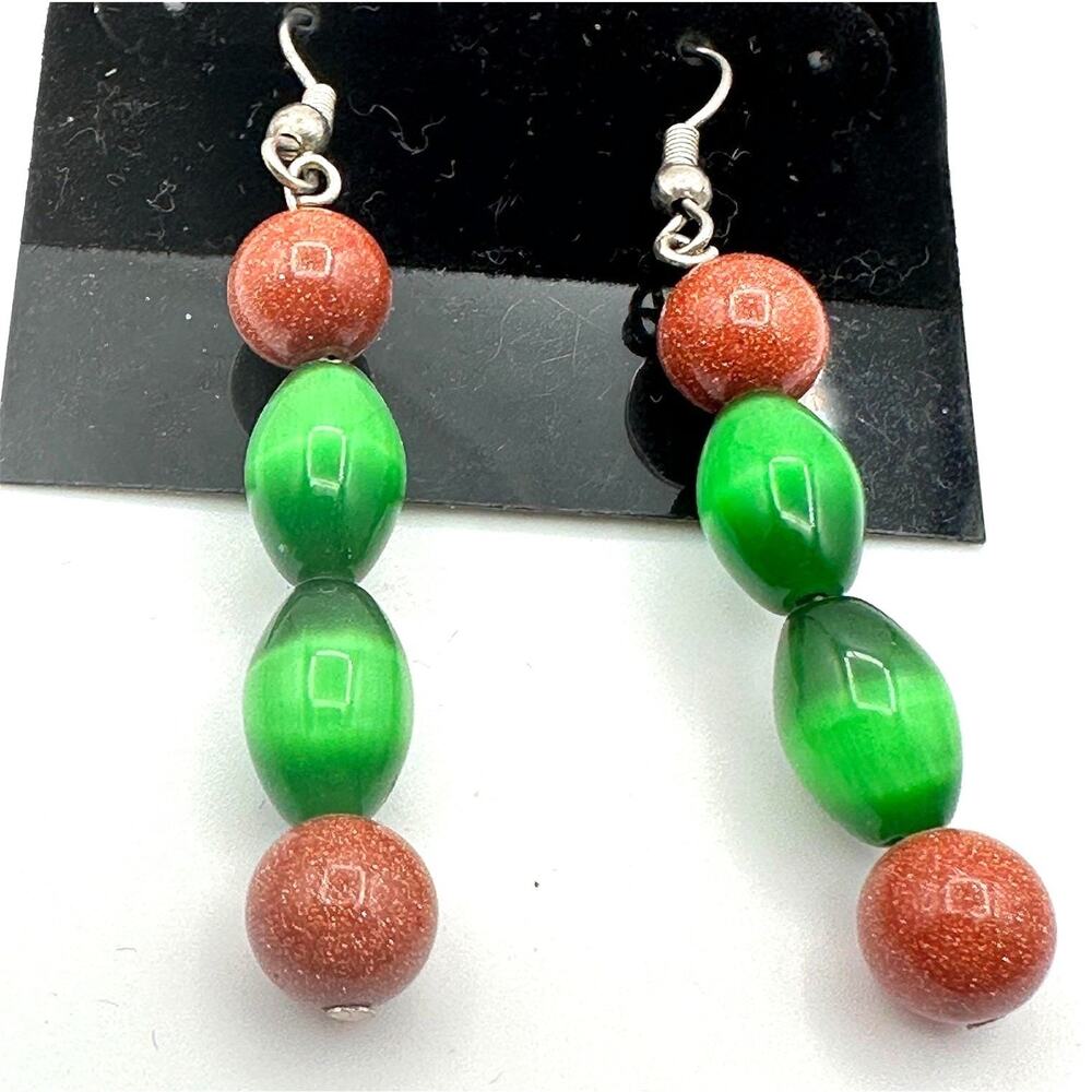 Vintage Y2K Beaded Boho Dangle Earrings Women's Classic Fashion Retro Jewelry